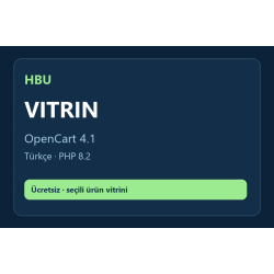 HBU Haftanın Ürünü — OpenCart 4