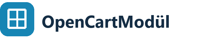 OpenCartModül OpenCartModül